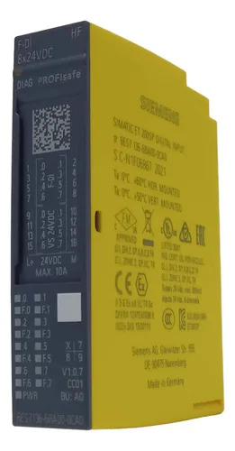 Módulo Entrada Digital Siemens Simatic 6es7 136-6ba00-0ca0