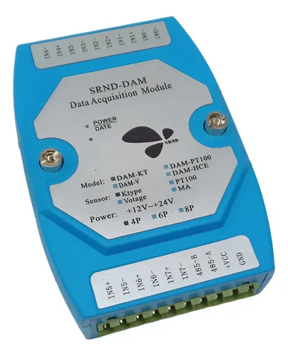 Módulo De Aquisição De Dados Srnd Dam-kt Ktype 4p 12-24vdc