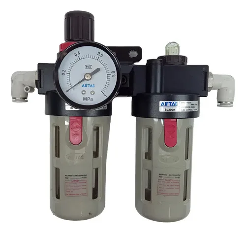 Filtro Regulador Airtac Bfr3000 Com Filtro De Óleo Bl3000