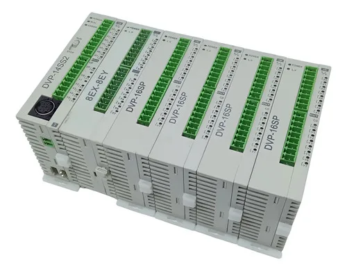 Clp Delta Dvp-14ss2 24vdc Com Módulos De Expansão