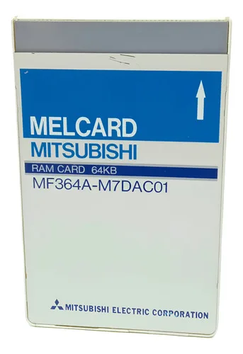 Cartão De Memória Mitsubishi Melcard 64kb Ram Mf364a-m7dac01