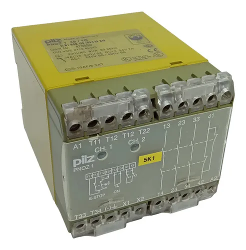 Relé Parada De Emergência Pilz Pnoz 1 3s/1o 475650 220v/24v 220v