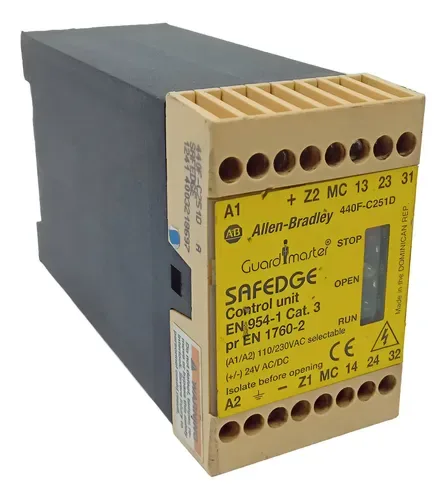 Relé D Controle Allen Bradley Guardmaster Safedge 440f-c251d 127/220v