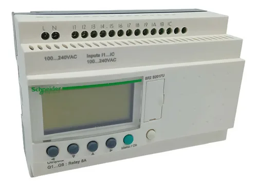 Controlador Programável Schneider Zélio Sr2b201fu 110/220vac