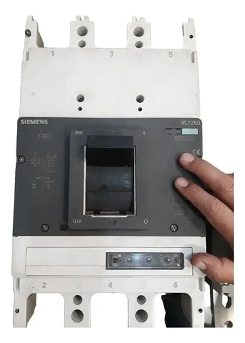 Disjuntor Tripolar Caixa Moldada 1250a Siemens Vl1250