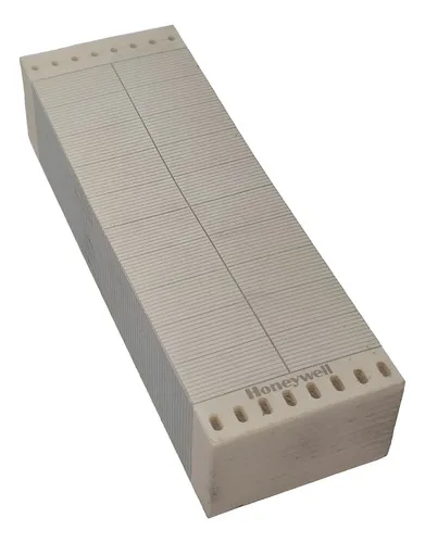 Papel Registro Contínuo Gráfico Honeywell 120×42mm 1790mm Bege