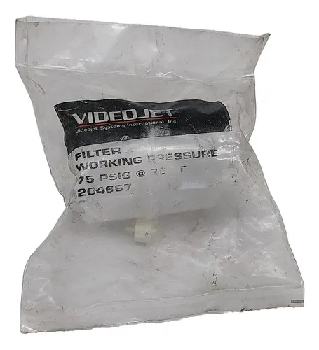 Filtro De Vacuo Videojet 204667 75psig Branco