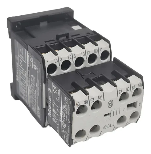 Contator Tripolar 20a Moeller Dil Em-10 220v Com Bloco Aux 220v