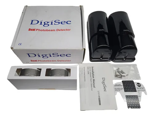 Detector Feixe Infravermelho Ativo Digisec Kbs-100a 10-24vdc Preto