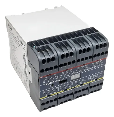 Clp De Segurança Abb Pluto B46 24vdc 2tla020070r1700 Sem Uso