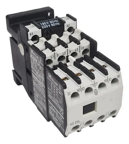 Contator Tripolar 20a Moeller Dil00am-10 220v Com Bloco Aux 220v