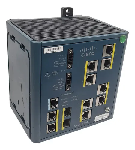 Switch Gerenciável Cisco Ie-3000-8tc V.01 18-60vdc 8 Portas