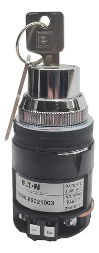 Chave Comutadora Cutler Hammer Eaton Cr008-86021003 Preto Sem Informação