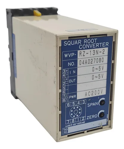 Conversor De Raíz Quadrada Watanabe Wvp-rz-13n-2 5vac 220vac 220v