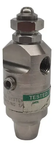 Bico Inox Pulverizador Atomizador De Ar Spraying Systems 1/4 Prateado