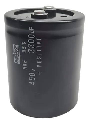 Capacitor Eletrolítico Nippon Chemi-con Rwe 450v 3300uf 85°c