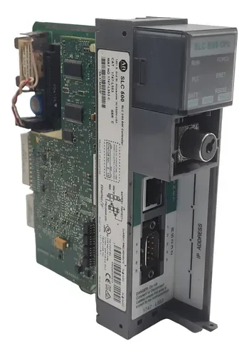 Módulo Cpu Allen Bradley Slc500 1747-l553 Ser. C Ethernet Ip
