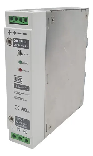 Fonte Chaveada Monofásica Weg Pss24-w/2,2 110/220v 24vdc