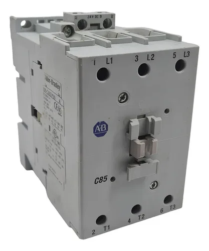 Contator Tripolar 100a Allen Bradley 100-c85d*00 24vdc 25kw 24v