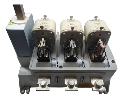 Chave Seccionadora Tripolar Siemens Ergonfuse 630 Sem Tampa Azul-claro