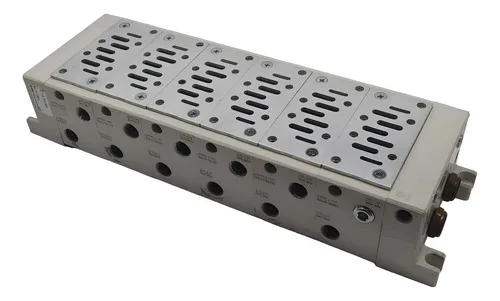 Base Manifold Para 6 Válvula Solenóide Smc Vv716-x4s384 1mpa
