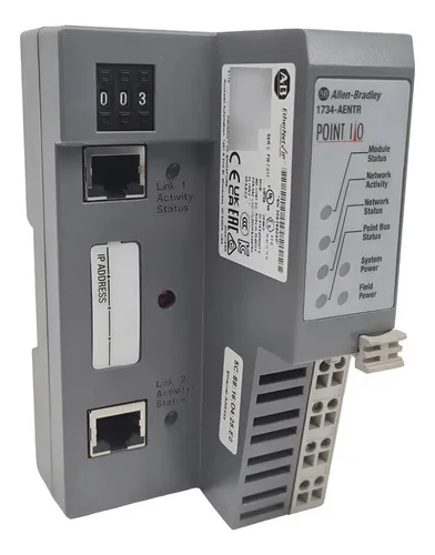 Adaptador De Rede Ethernet Ip Allen Bradley 1734-aentrk 24v