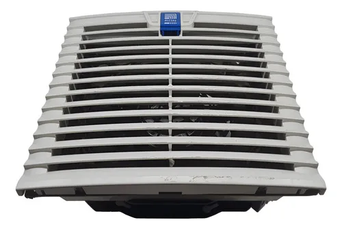 Ventilador Ebmpapst Pra Painel Com Filtro Rittal 110v 40/42w 18 Cm 50/60 Branco 127v Preto Plástico 7
