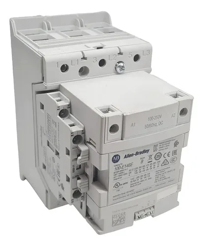 Contator 146a Allen Bradley 100-e146e 45kw Leia A Descrição 100-250v