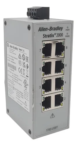 Switch Ethernet Allen Bradley Stratix 2000 1783-us8t 12-48v