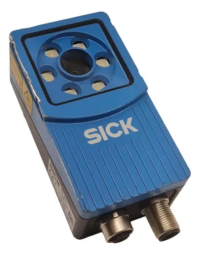 Câmera Industrial Sensor De Visão 2d Sick Vspi-1r111 1042779 Azul-aço