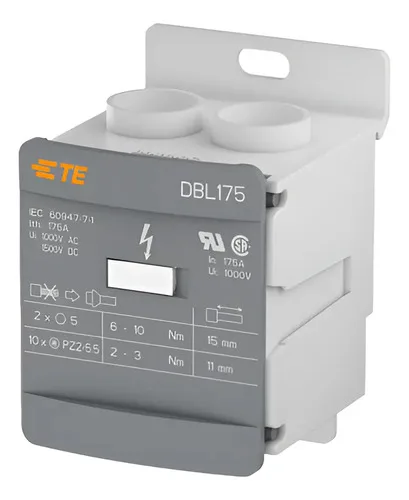 Bloco Distribuição Modular Te Connectivity Entrelec Dbl175
