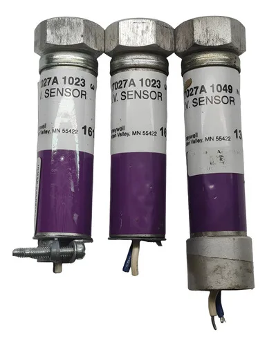 Kit 3x Detector De Chama Ultravioleta Honeywell C7027a Lilás 5v