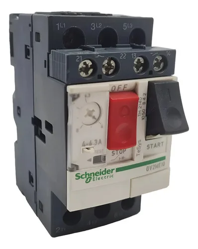 Disjuntor Motor 4-6.3a Schneider Telemecanique Gv2me10 400/690v