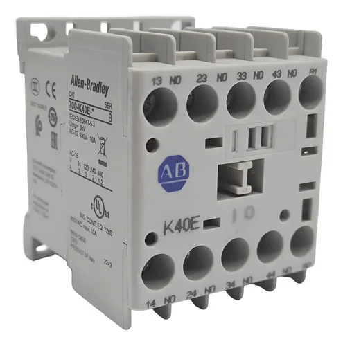Contator Tripolar 10a Allen Bradley 700-k40e-* Ser B 24v
