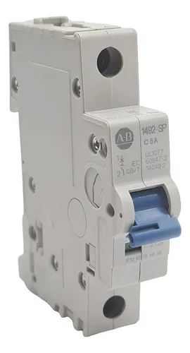 Disjuntor Monopolar 5a Allen Bradley 1492-spm1c050 Curva C