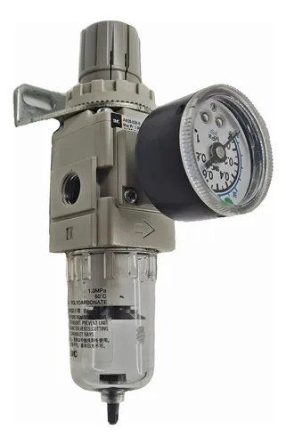 Filtro Regular Pneumático Modular Smc Aw20-02b-b 1/4 Sem Voltagem