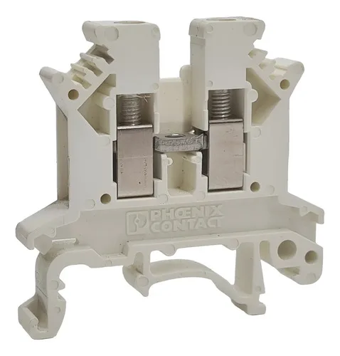 Kit Conectores Bornes De Passagem Phoenix C. Uk2,5b 2,5mm Branco