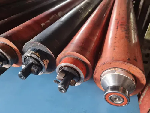 Rolete Emborrachado 75cm Diâmetro Ø80mm Com Rolamento S/ Voltagem