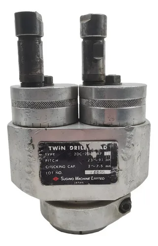 Cabeçote De Broca Furação Dupla Sugino Machine 2dc-20 Ap Cinza Sem Voltagem