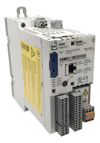Inversor Lenze E84avhce2512sx0 8400 Highline C 0,25kw 1,7a 220v