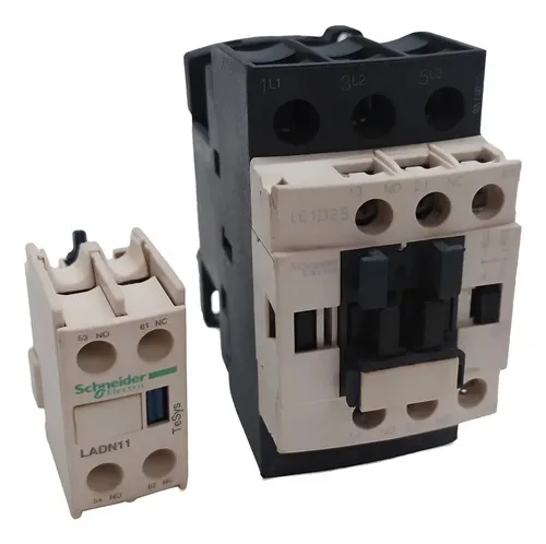Contator 25a Schneider Lc1d25 110v E Contato Auxiliar Ladn11 127v