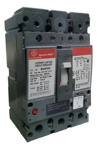 Disjuntor Bipolar 30a Ge Electric Sela24at0030 Spectra Rms