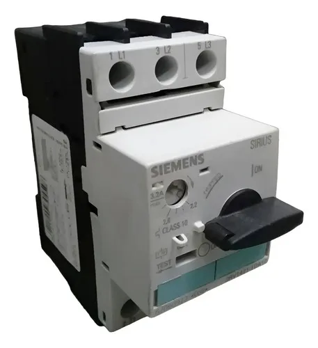 Disjuntor Motor 2,2 A 3,2a Siemens Sirius 3rv1421-1da10 690v