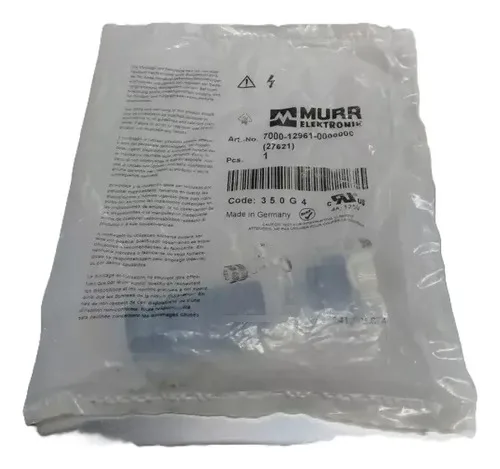 Plug Conector Fêmea 5 Pinos M12  Murr 7000-12961-0000000