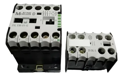 Contator Tripolar 20a Moeller Dil Em-01-g 24v 2,2kw Auxiliar