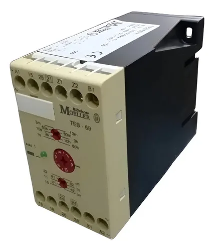 Relé Temporizador Moeller Teb-69 220/380v 1s - 60 Horas