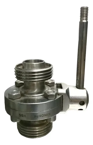 Válvula Borboleta Sanitária Inox 316 1 Polegada Com Manivela