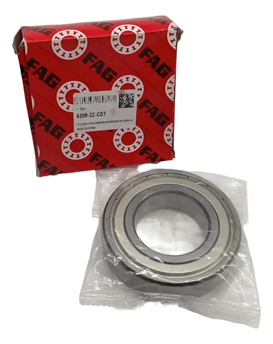 Rolamento Rígido De Esferas 45×85×19mm Fag 6209-2z-co7