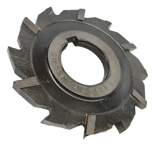 Fresa Circular De Metal Duro Hss 80×27×6mm