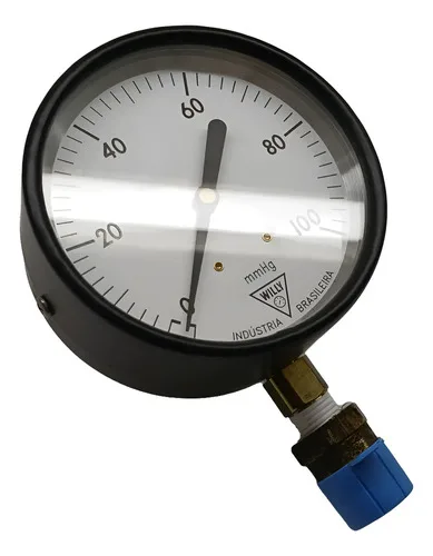 Manômetro Analógico Ashcroft Willy 4w360501/1 100mmhg 1/2npt
